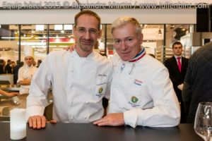 Julien Binz et Christian Têtedoie, Président des Maitres Cuisiniers de France