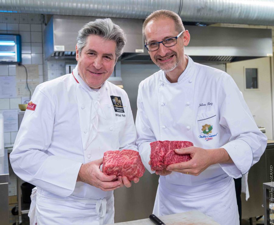 Le Boeuf Waygu à la carte du restaurant Julien Binz