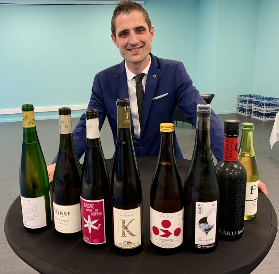 Afterwine saké et vins d’Alsace à la FAV 2022 par François Lhermitte