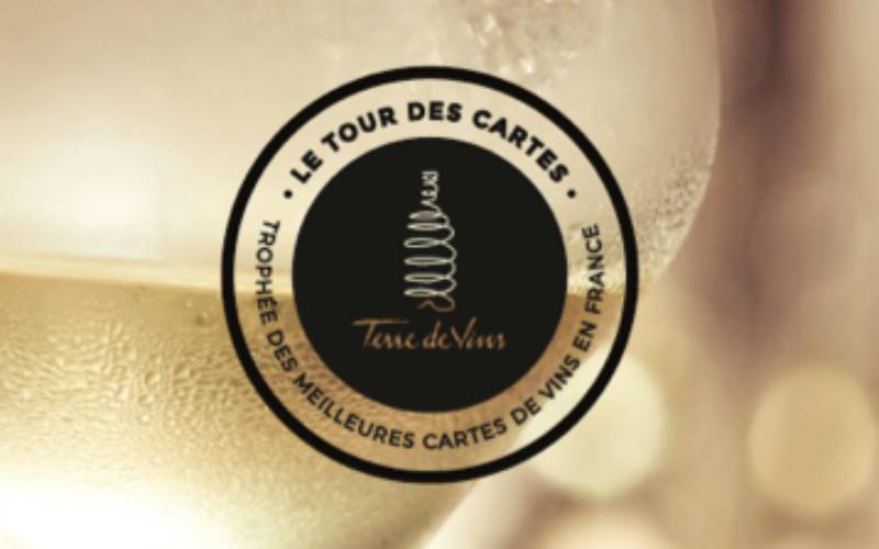 Notre carte des vins est dans le top 100 des meilleures cartes des vins des restaurants de France