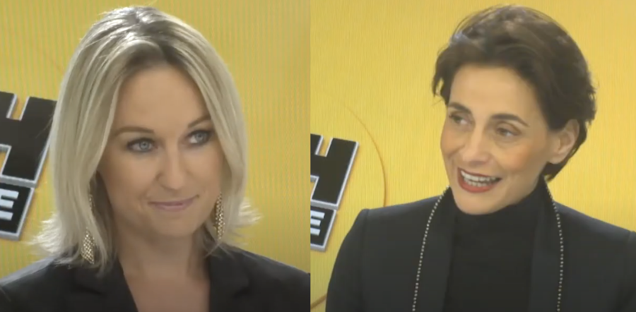Sabryna Keller reçoit Sandrine Kauffer sur BFM Alsace