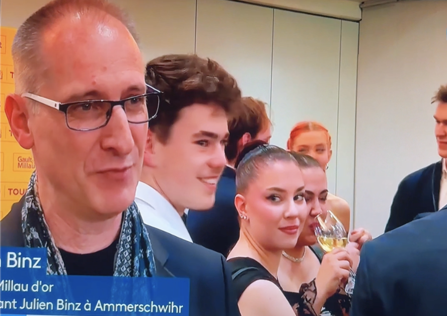 Julien Binz Gault Millau d’or sur France 3 Grand Est