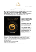 Communiqué de presse Livre Julien Binz