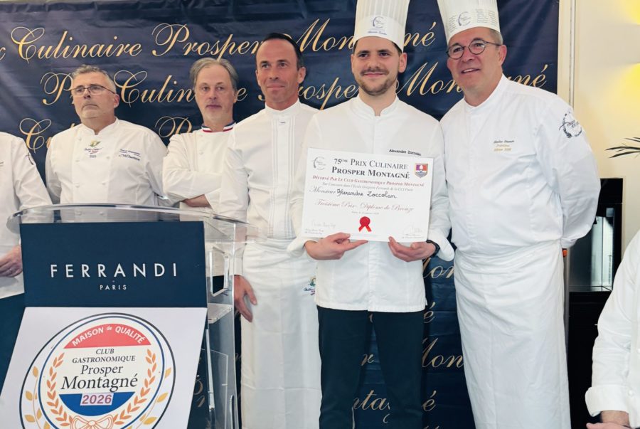 Un podium pour Alexandre Zoccolan au prix culinaire Prosper Montagné 2026